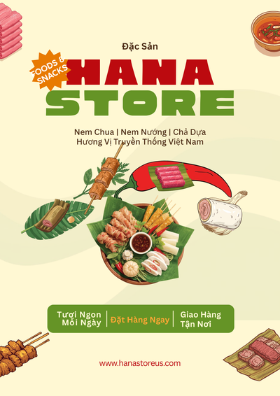 NEM CHUA - NEM NƯỚNG - CHẢ