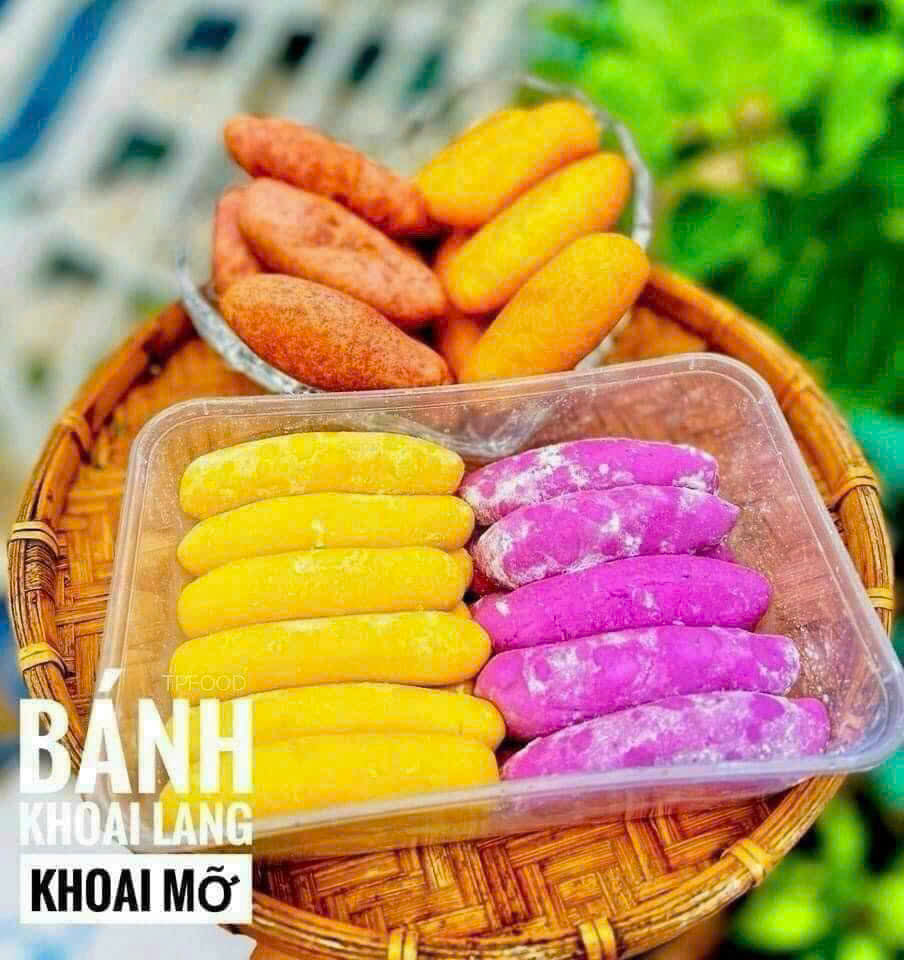BÁNH KHOAI MỠ MIX KHOAI LANG