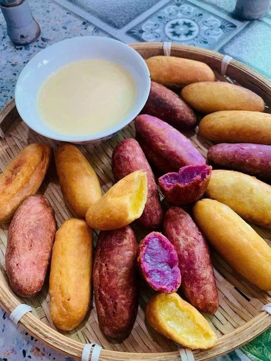 BÁNH KHOAI MỠ MIX KHOAI LANG