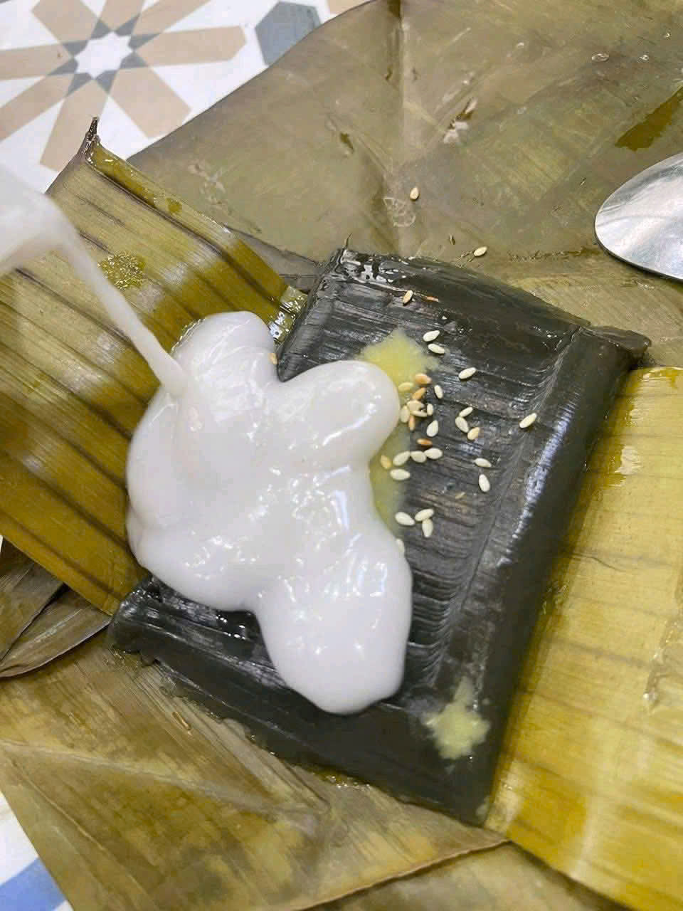Bánh lá mơ nhân đậu xanh