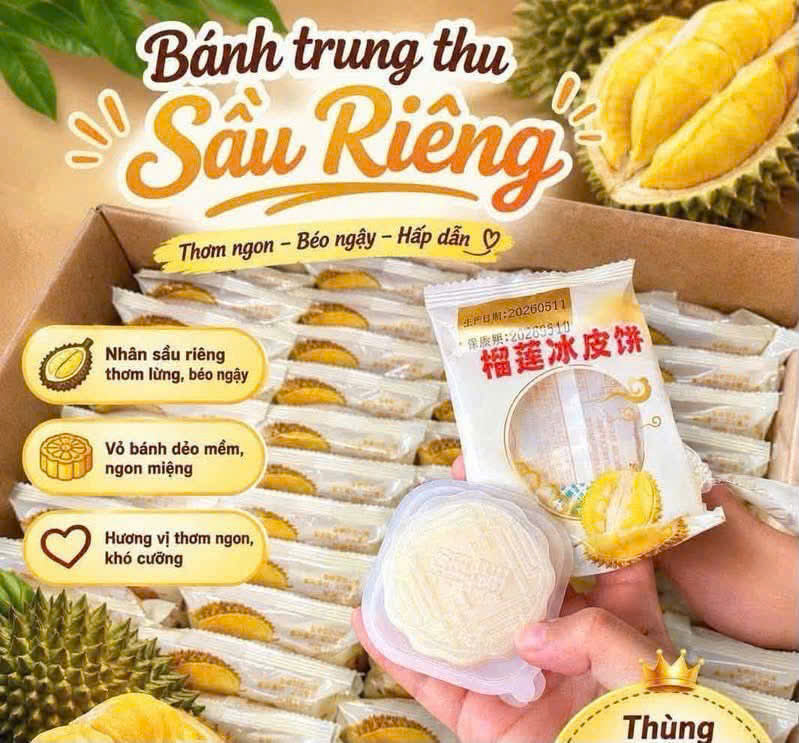 BÁNH TRUNG THU DẺO SẦU RIÊNG