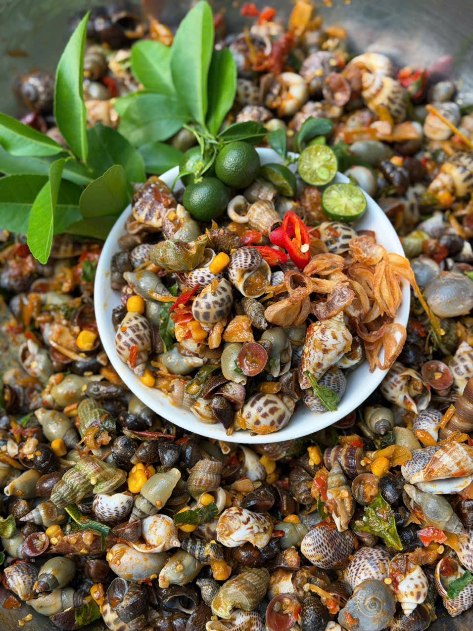 ỐC MIX XÀO CAY