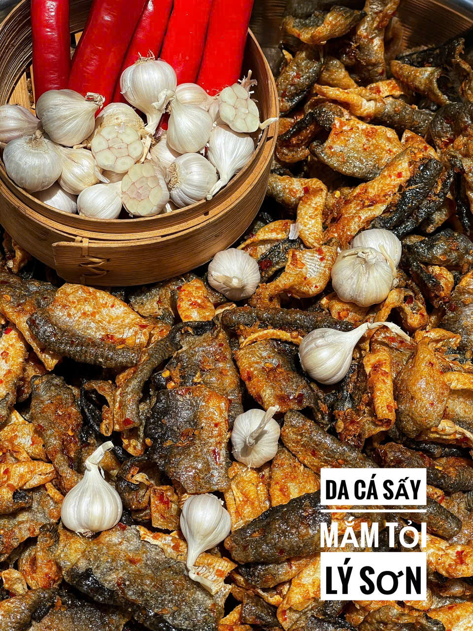 Da Cá Sấy Mắm Ớt