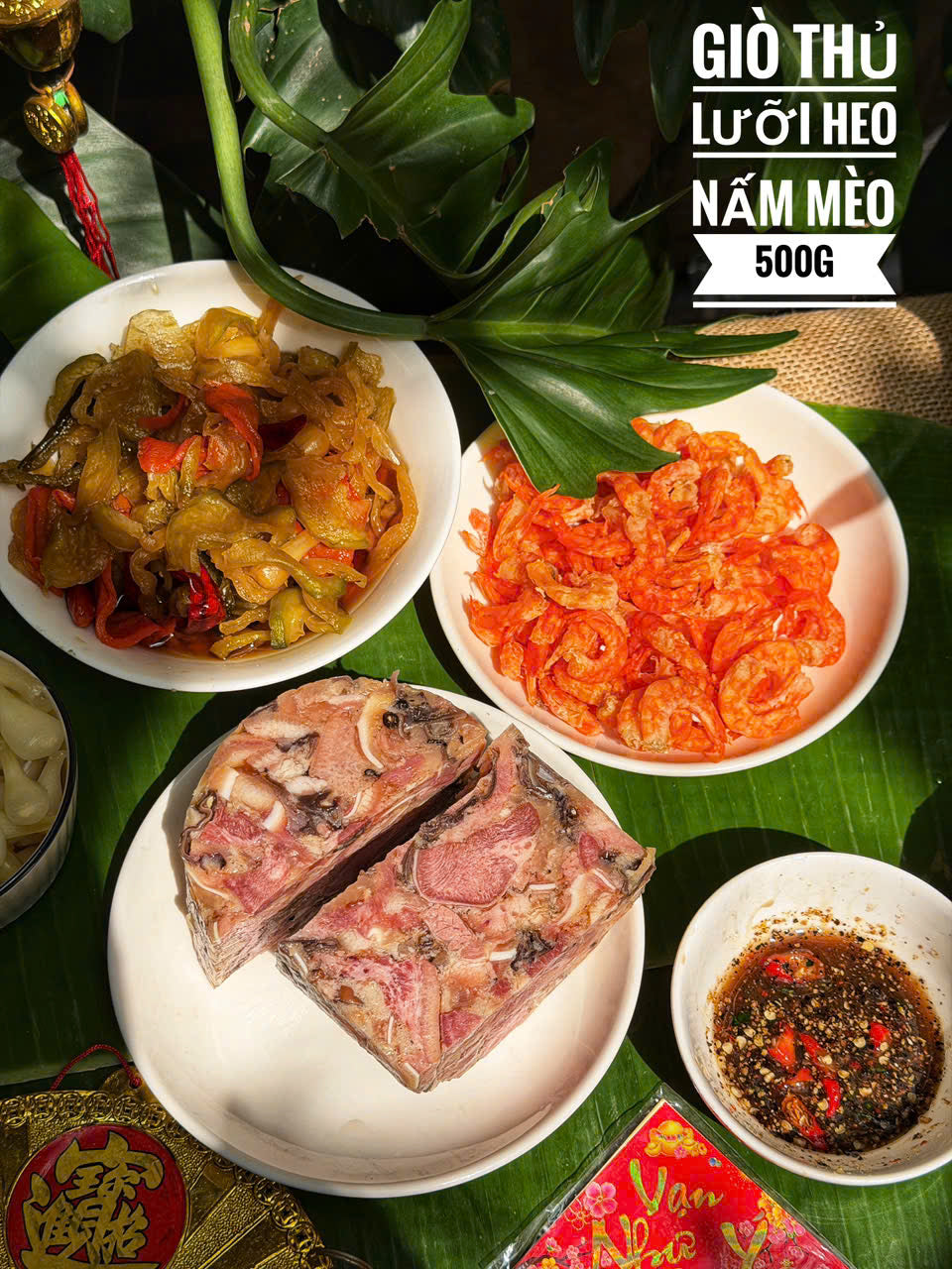GIÒ THỦ LƯỠI HEO NẤM MÈO