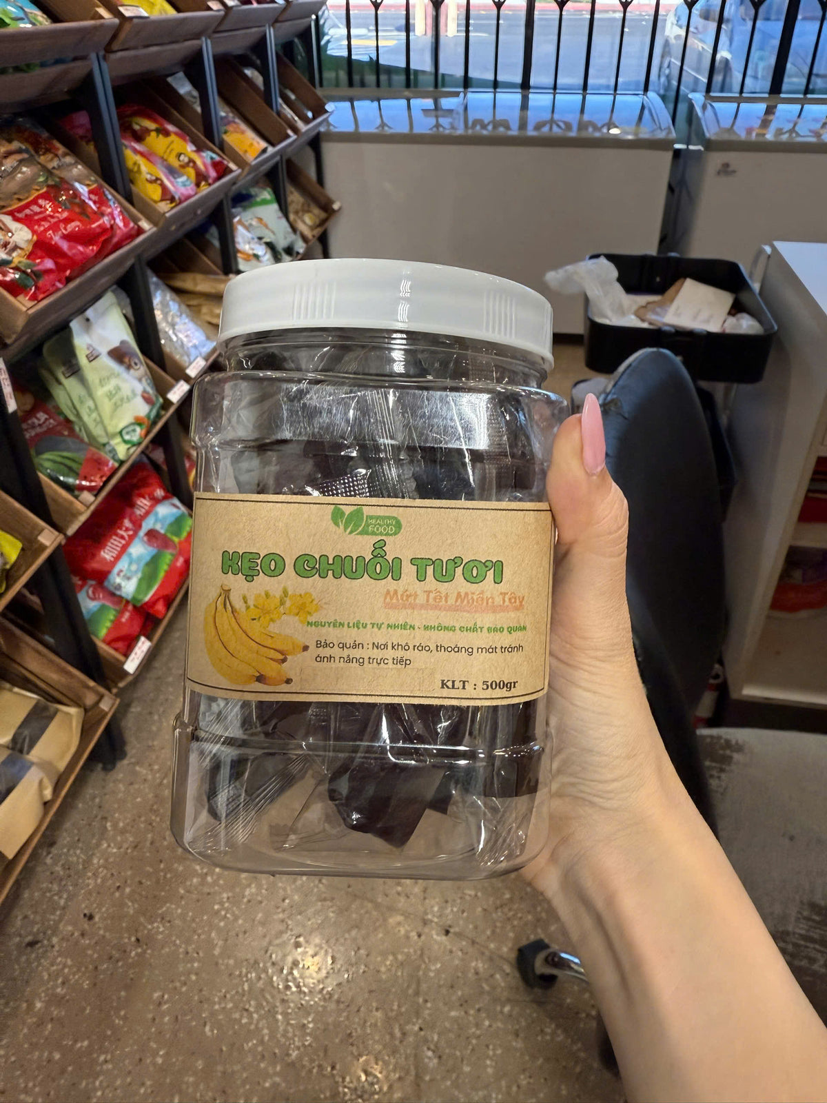 Kẹo chuối tươi