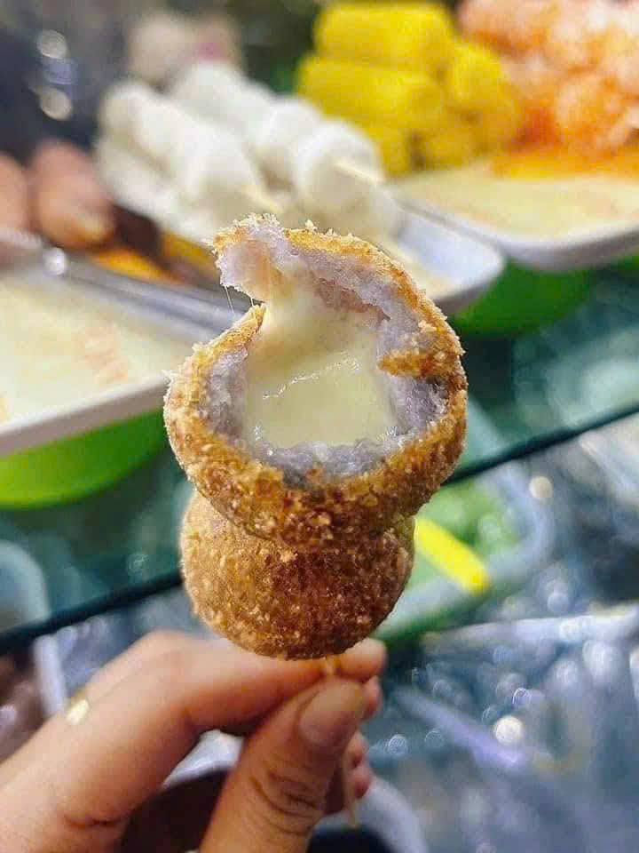 BÁNH MOCHI KHOAI LANG TÍM PHOMAI VIÊN