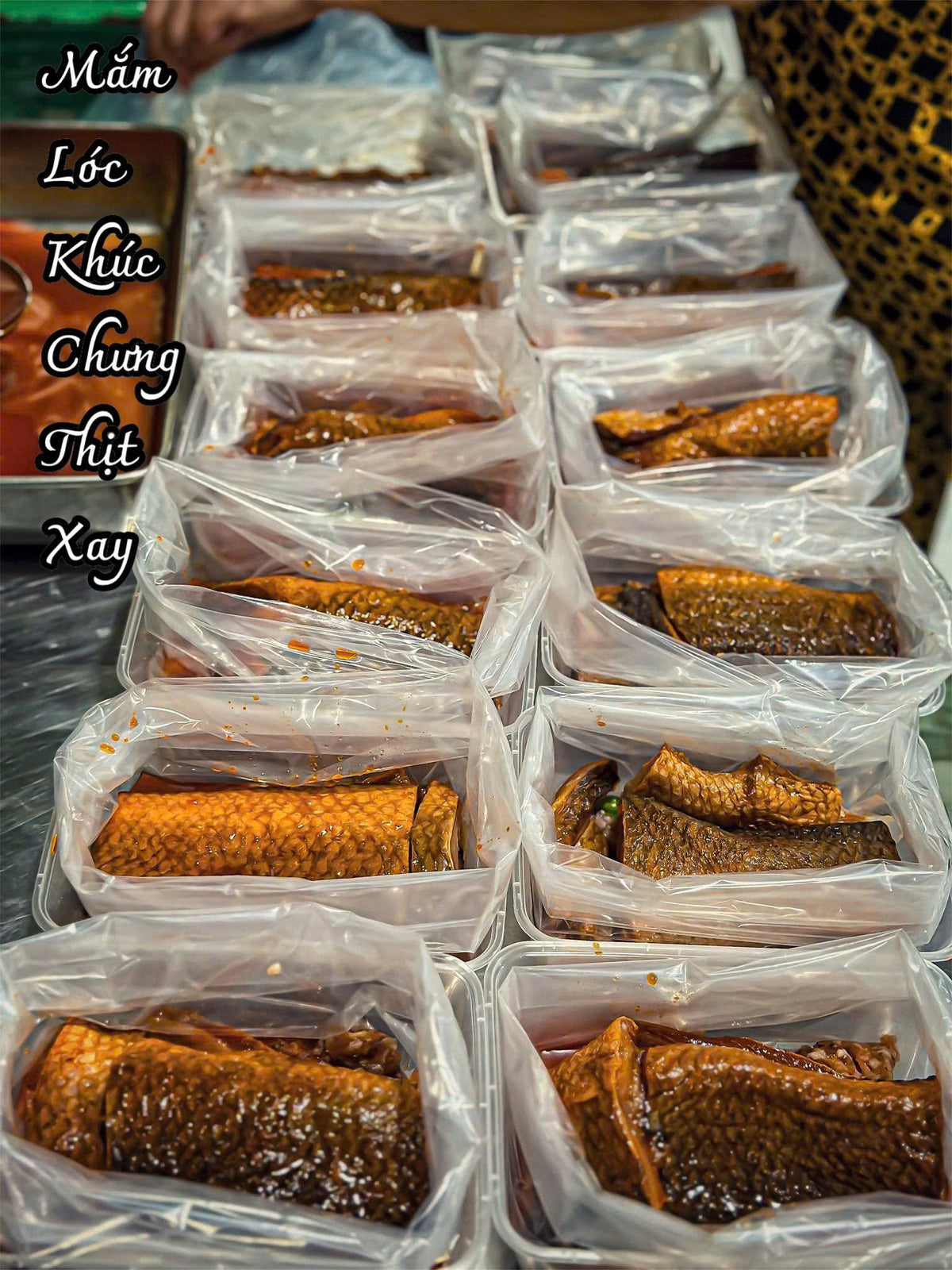 MẮM LÓC KHÚC CHƯNG THỊT XAY