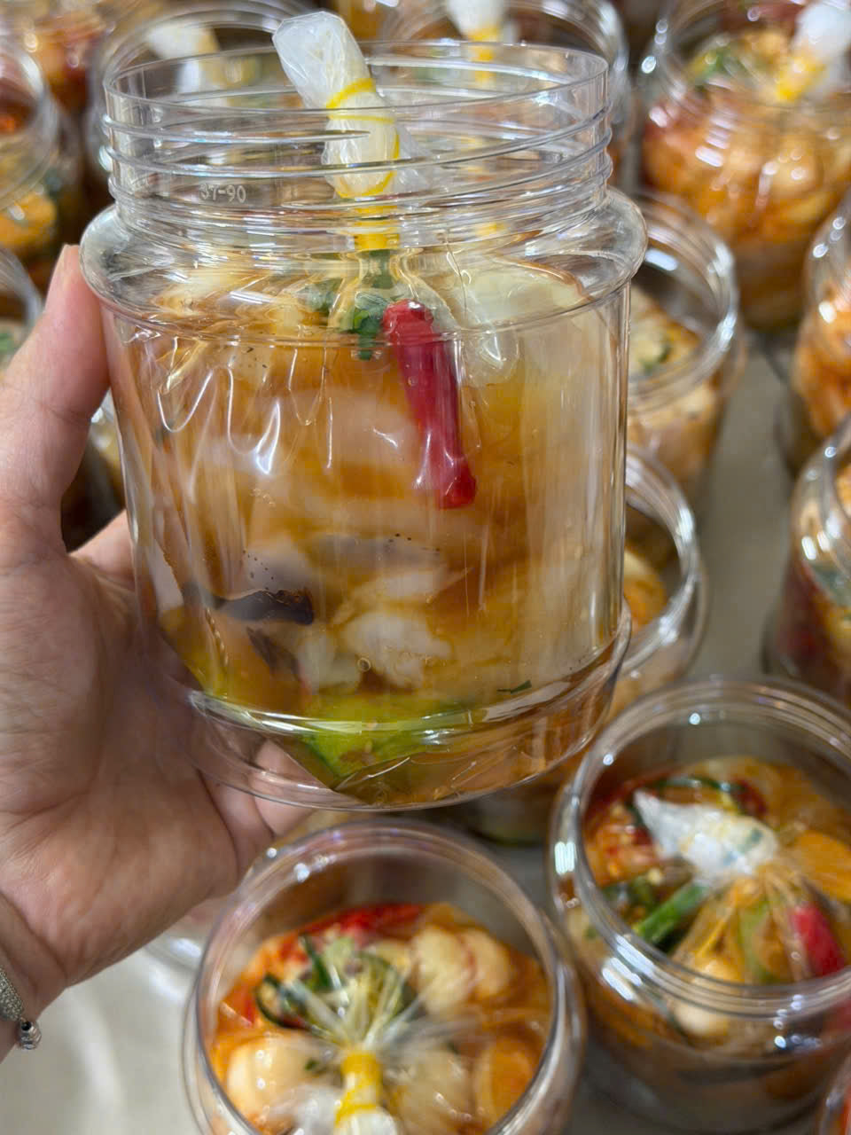 Sứa mix ngâm cà tắc