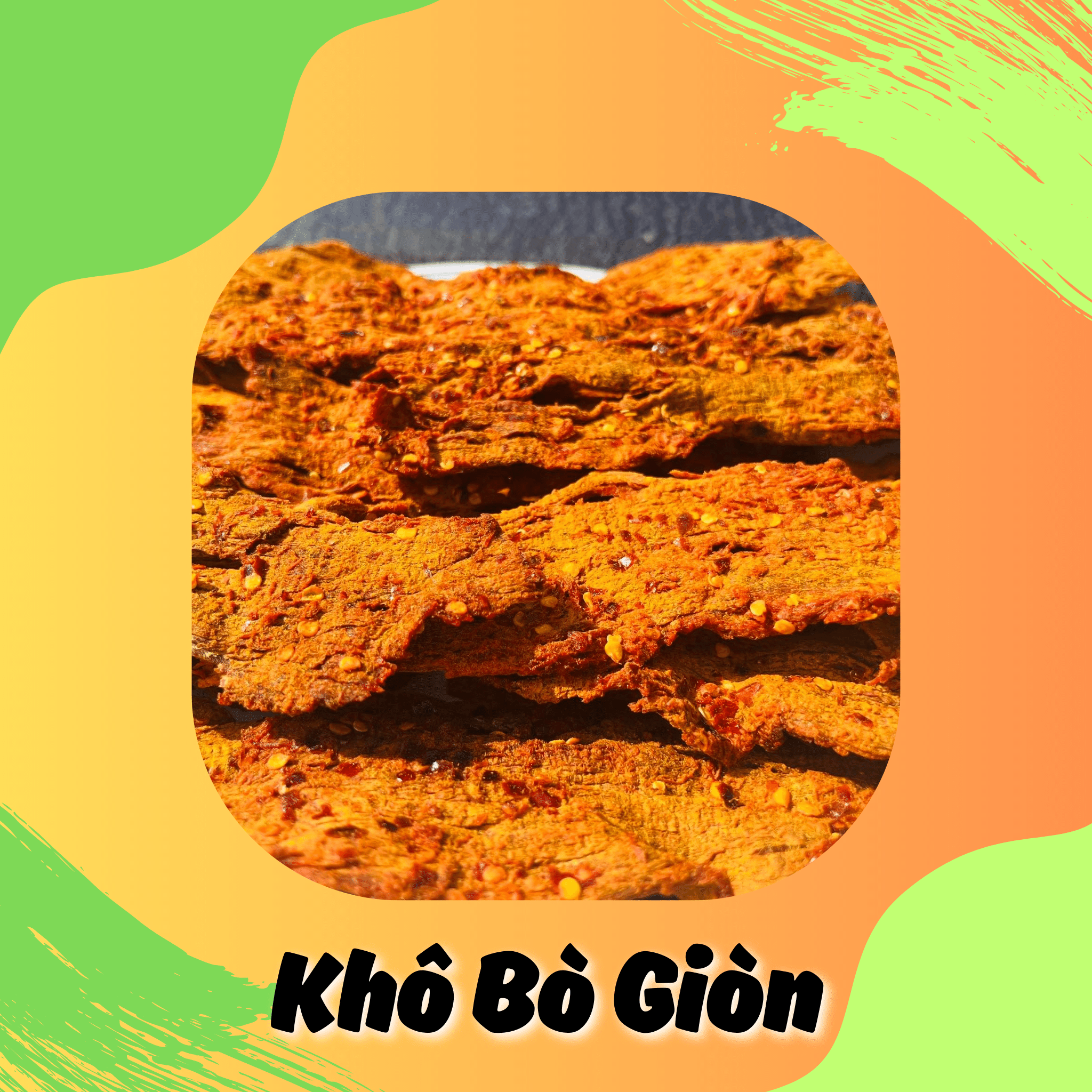 Khô Bò Giòn Hồng Ngự