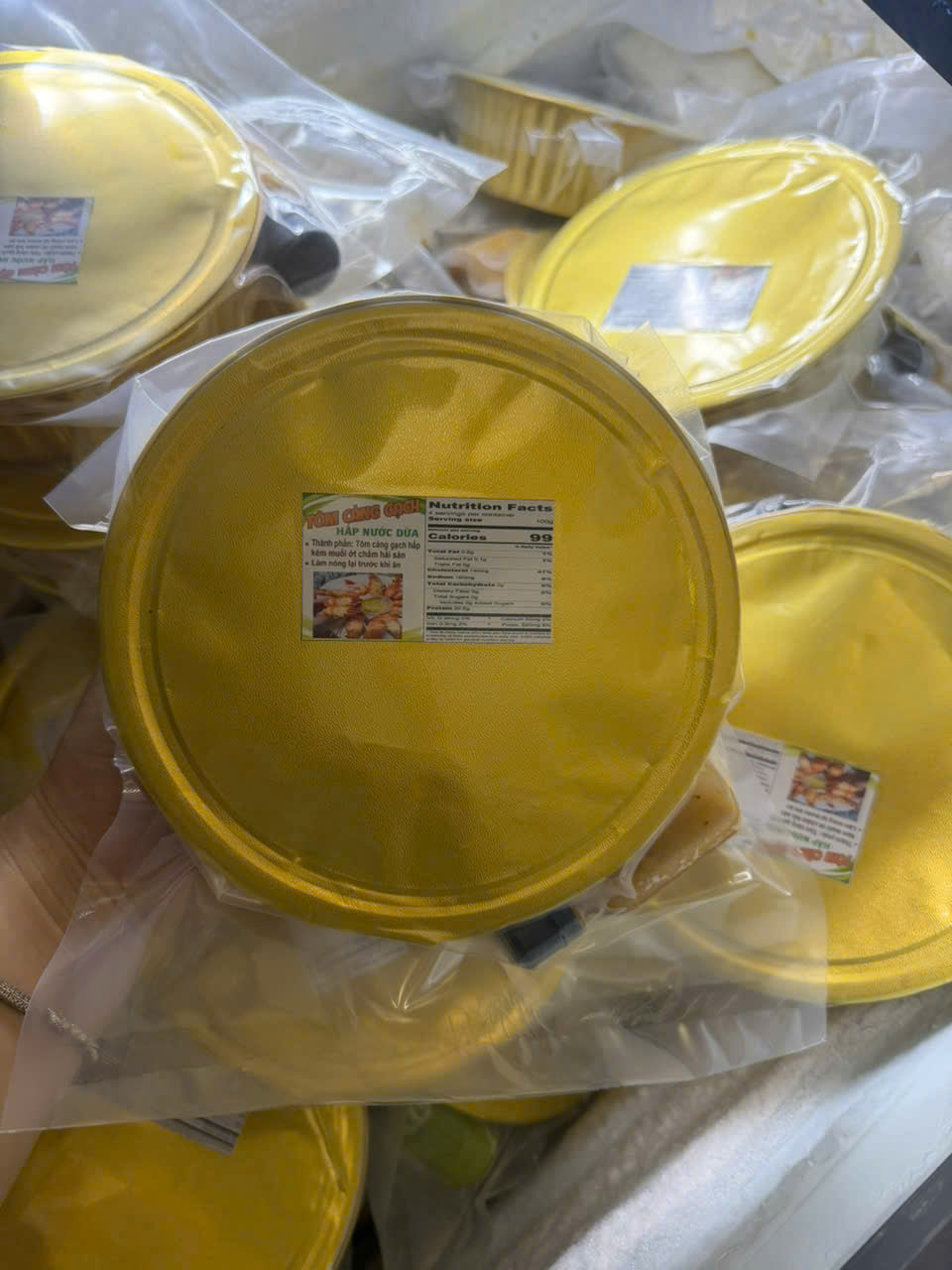 TÔM CÀNG GẠCH SON