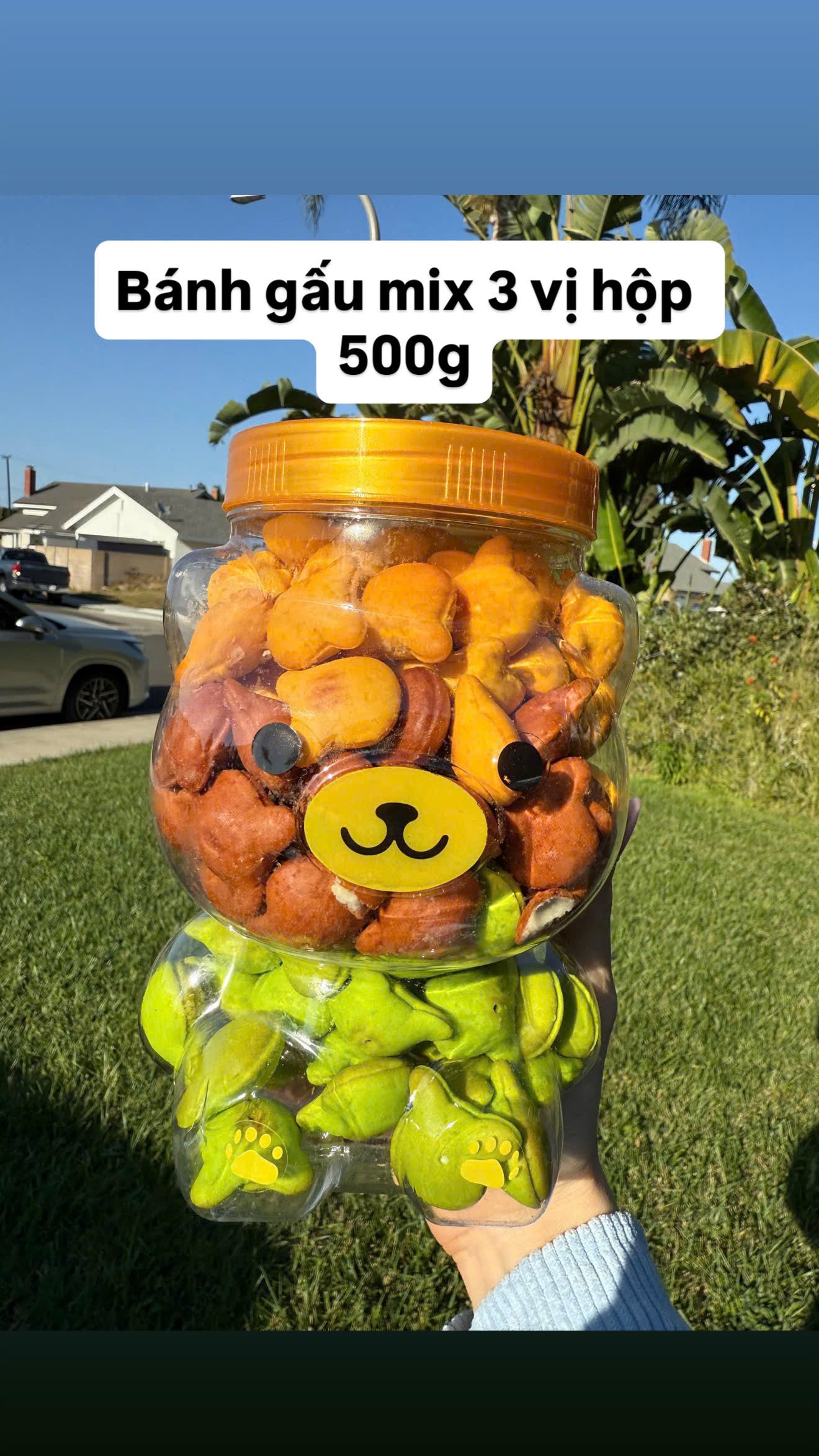 Bánh gấu mix 3 vị
