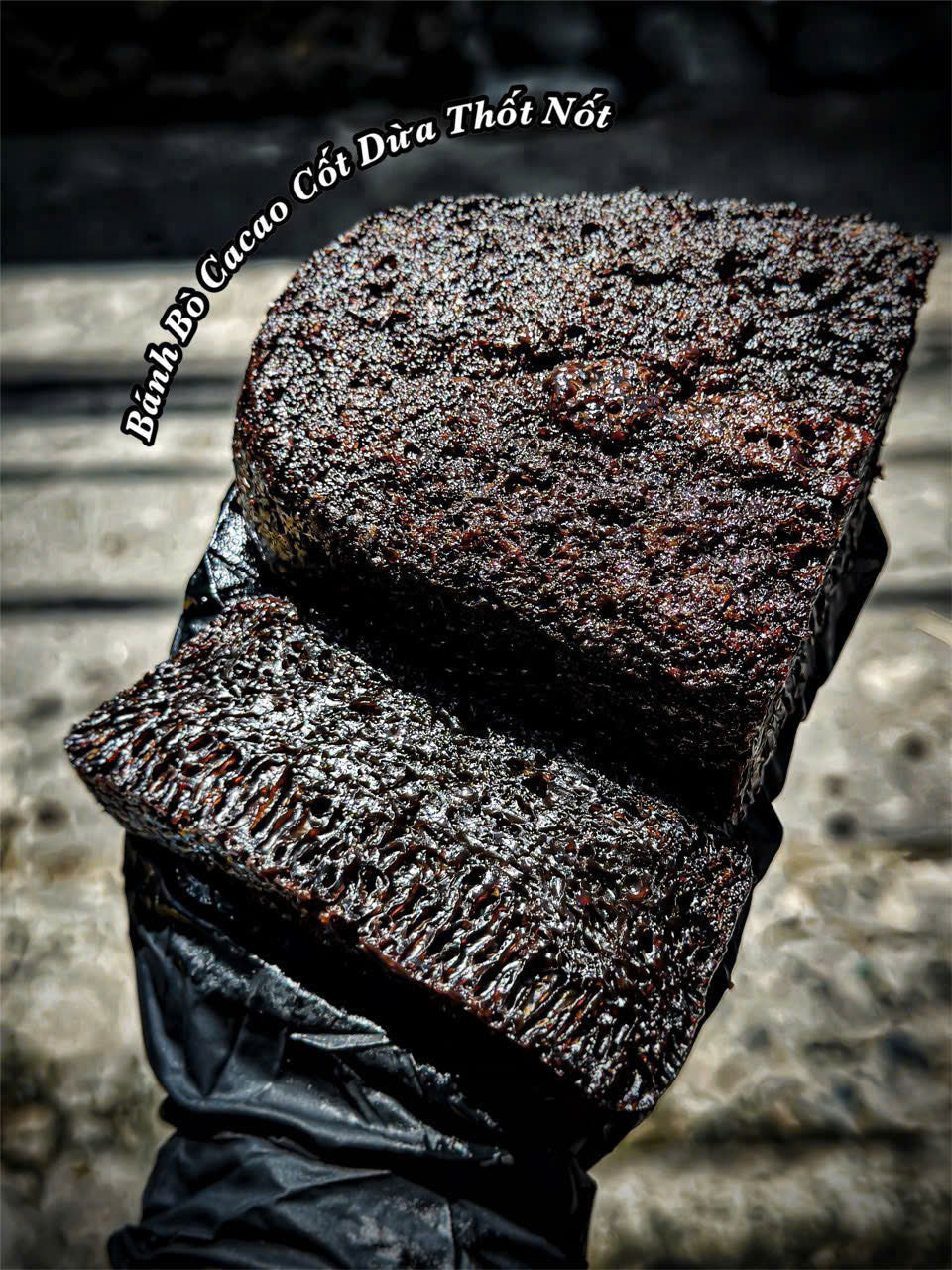 BÁNH BÒ CACAO CỐT DỪA THỐT NỐT