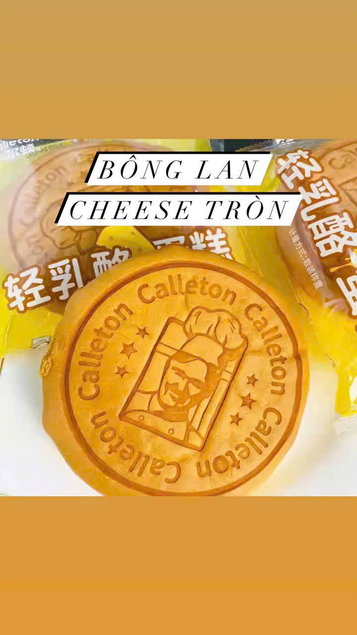 Bánh Bông lan cheese tròn