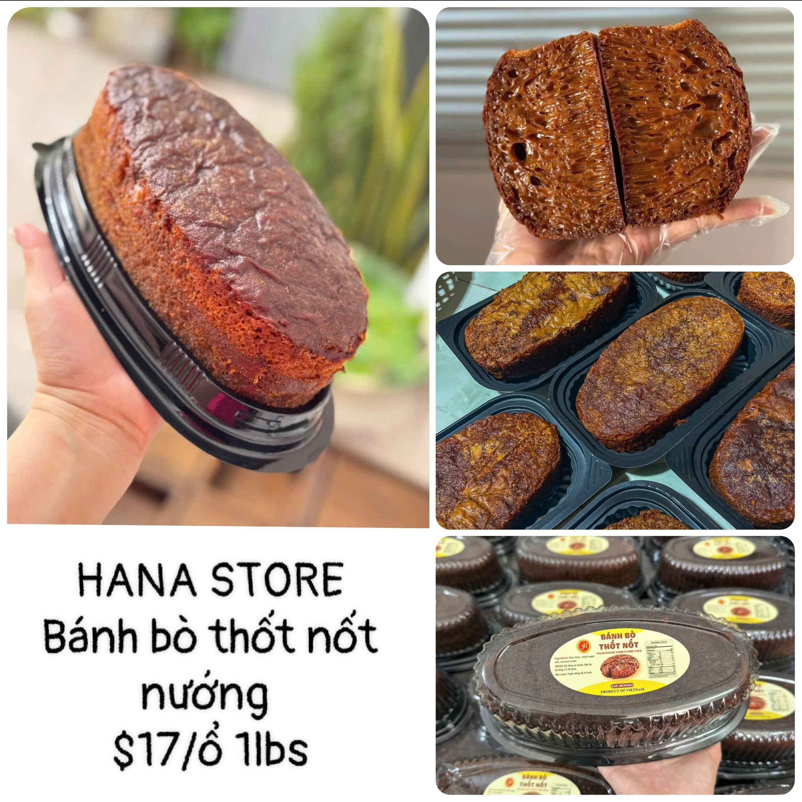 Bánh bò thốt nốt nướng