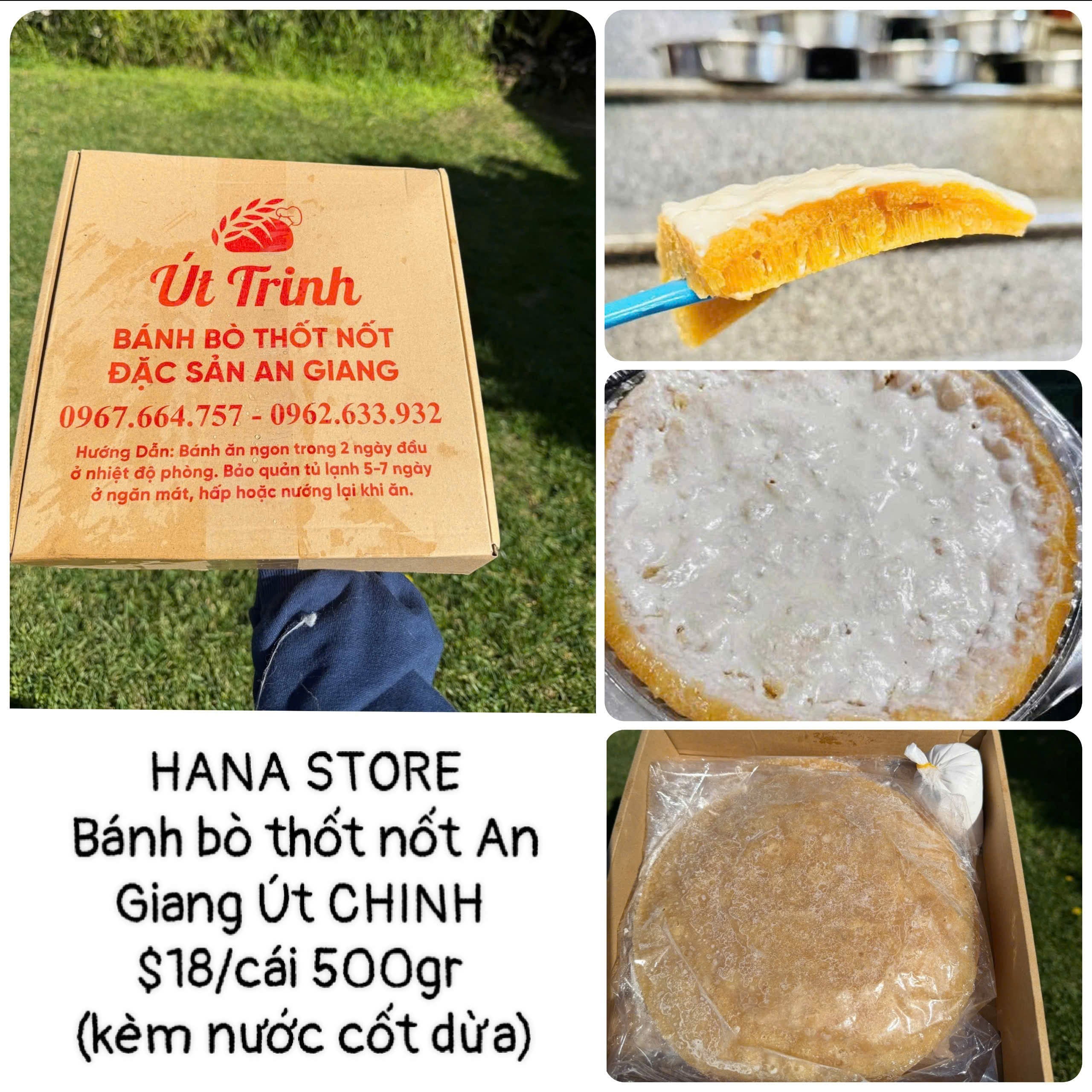 Bánh bò thốt nốt An Giang Út CHINH