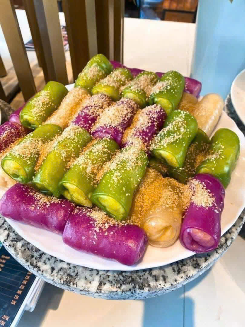 BÁNH CUỐN ĐẬU XANH DỪA NON SẦU RIÊNG