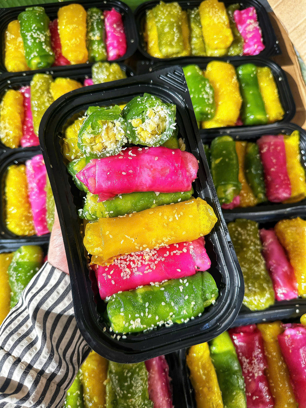 BÁNH CUỐN ĐẬU XANH DỪA NON SẦU RIÊNG