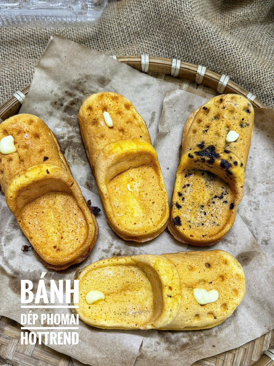 BÁNH DÉP PHÔ MAI KÉO SỢI