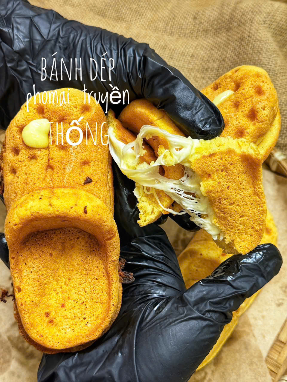 BÁNH DÉP PHÔ MAI KÉO SỢI
