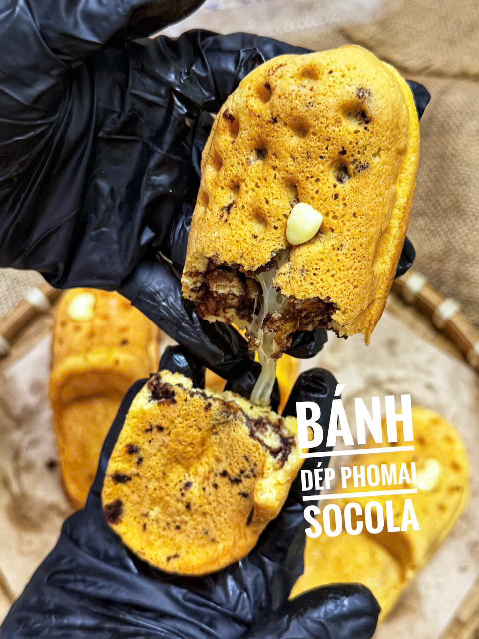 BÁNH DÉP PHÔ MAI KÉO SỢI