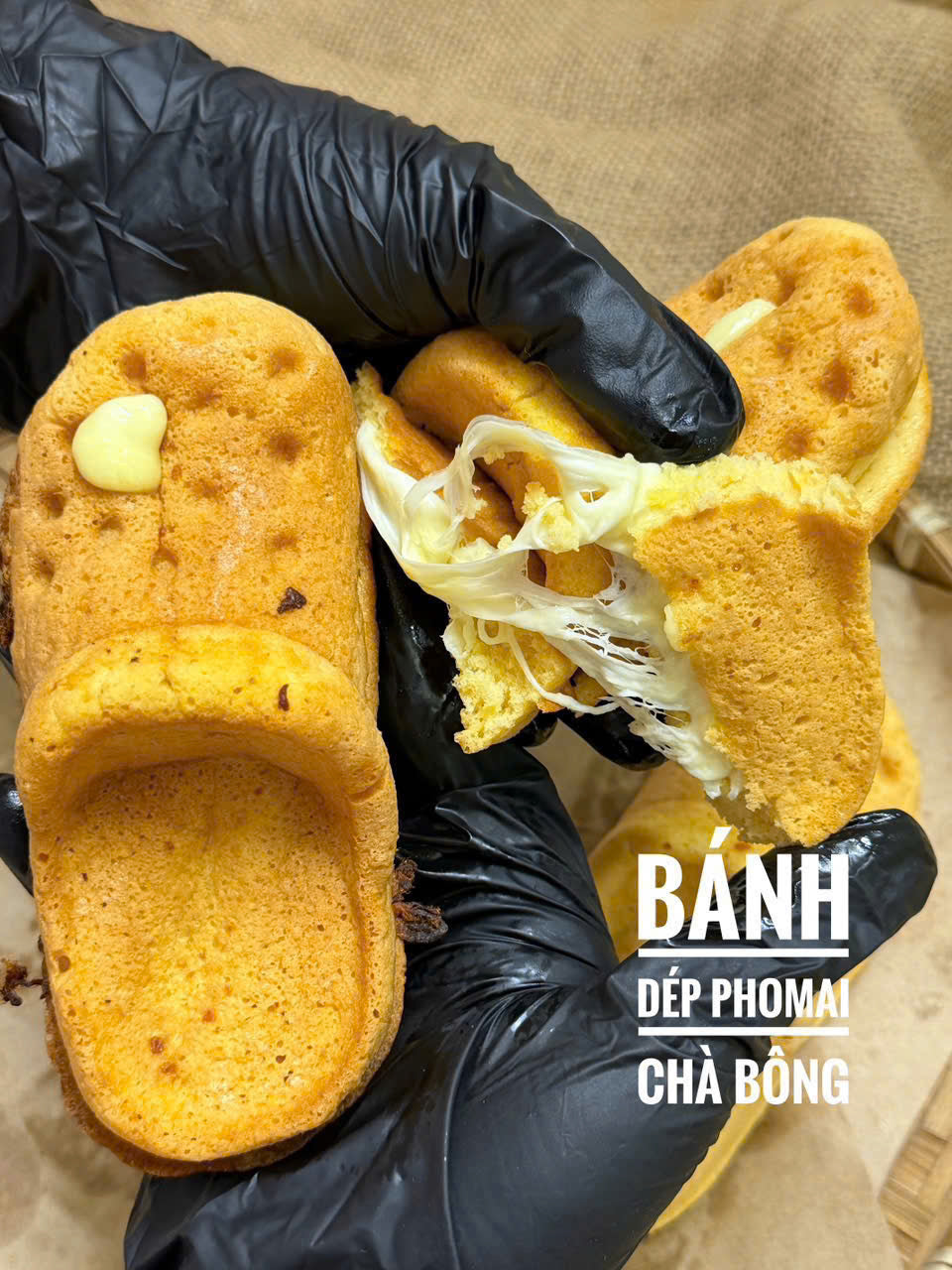 BÁNH DÉP PHÔ MAI KÉO SỢI