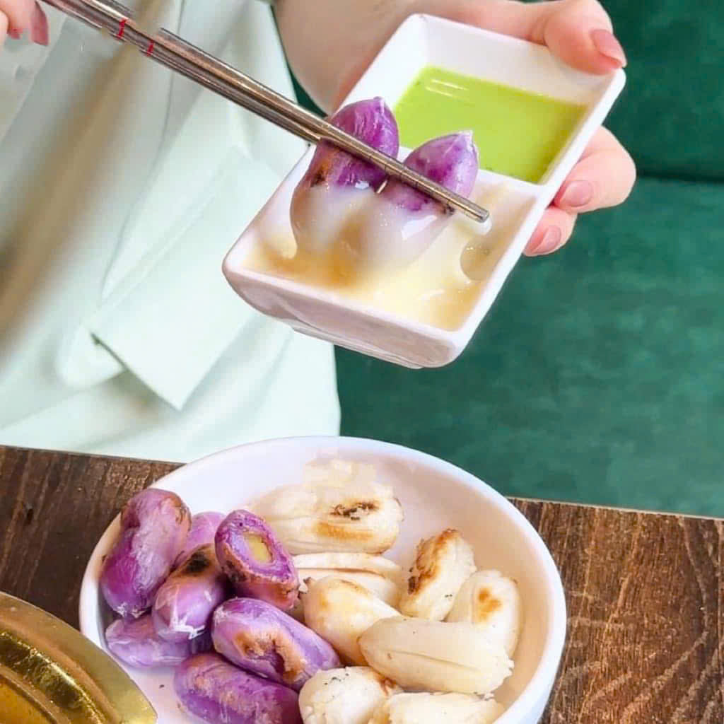 Bánh gạo Hàn Quốc Tokbokki nhân khoai môn