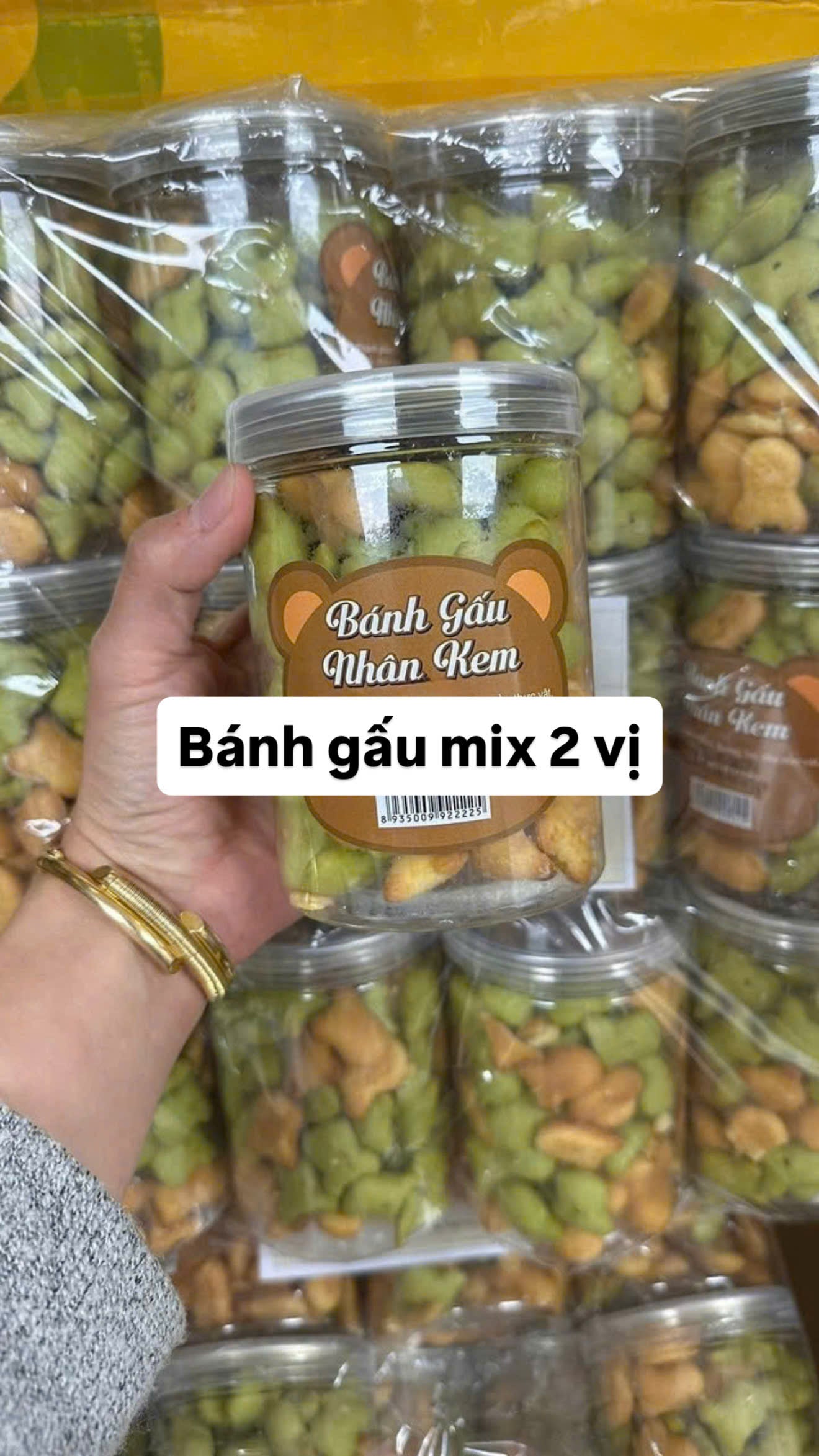 Bánh gấu mix 2 vị