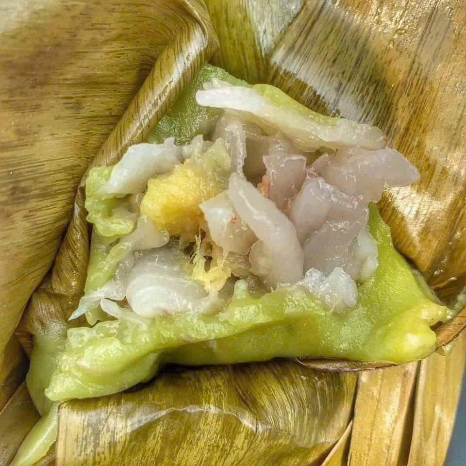 Bánh ít dừa non sầu riêng
