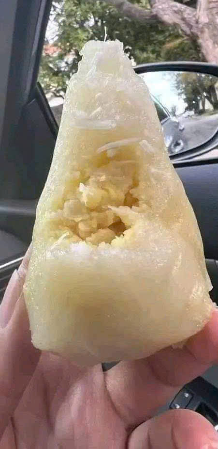 Bánh khoai mì dừa sợi nhân đậu xanh
