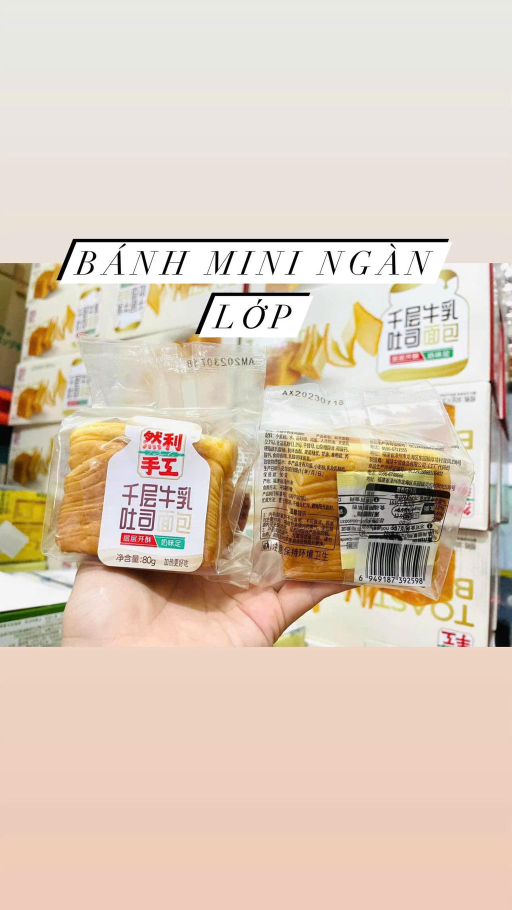 Bánh Đài Loan mix đủ loại