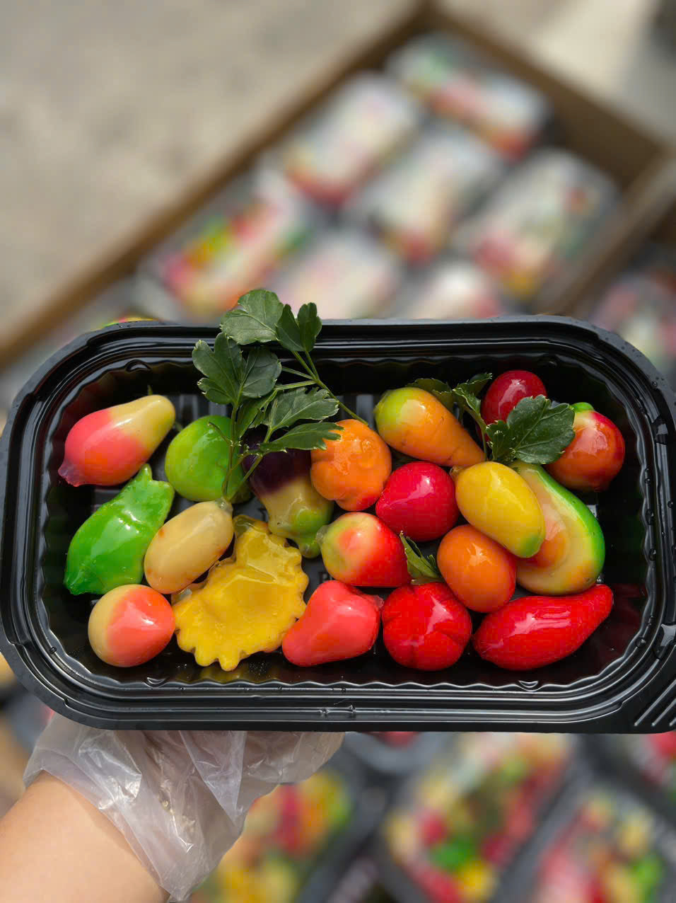 BÁNH Rau Câu ĐẬU XANH TRÁI CÂY