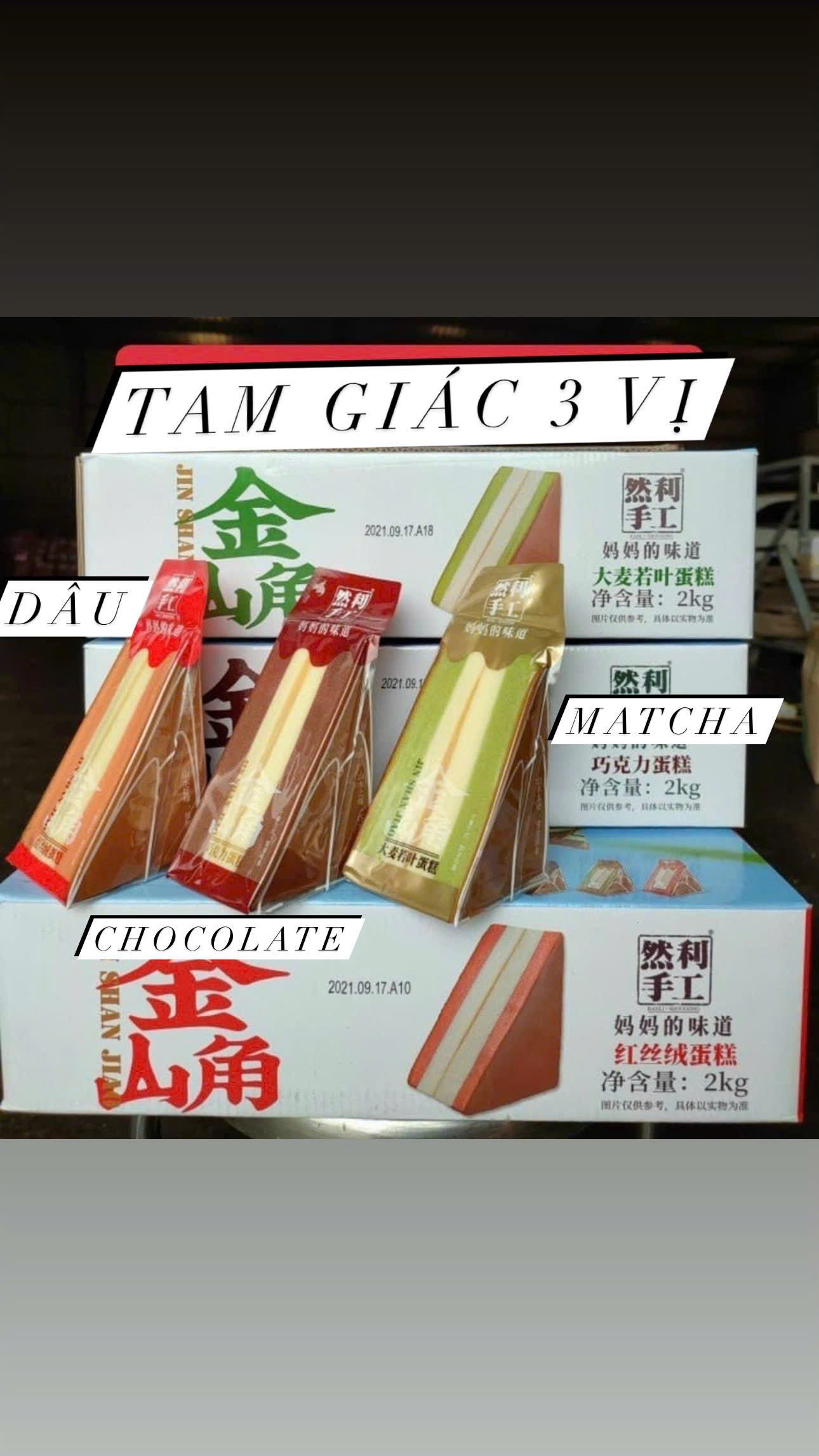 Bánh Tam giác matcha