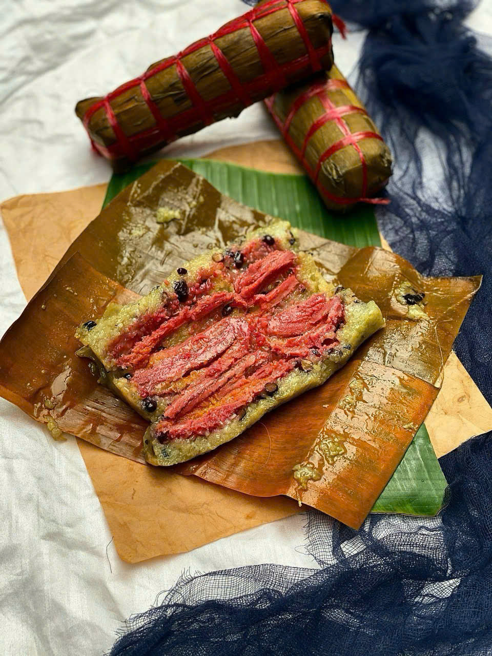 BÁNH TÉT CHUỐI XIÊM NẾP XÀO