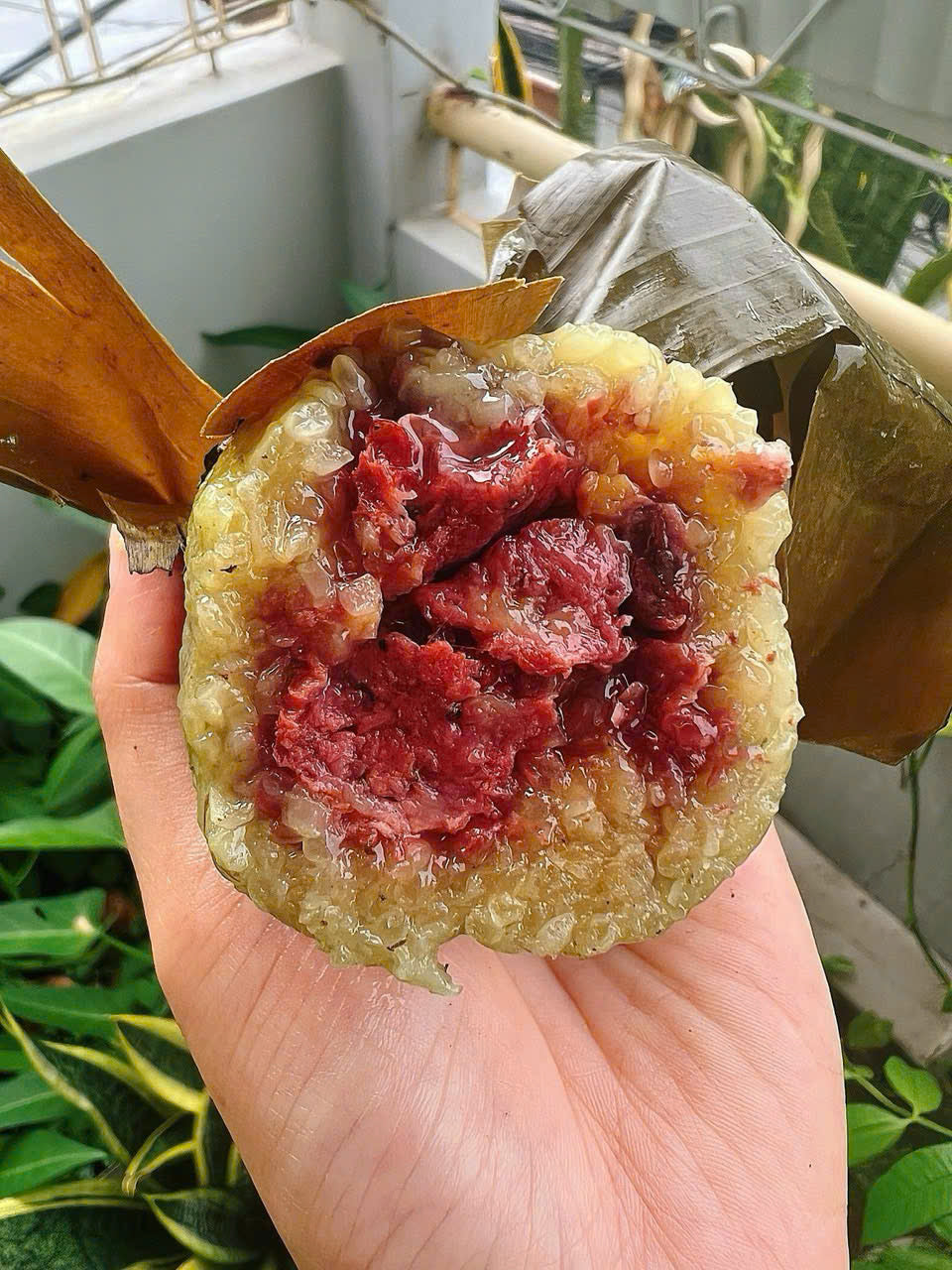 BÁNH TÉT CHUỐI XIÊM NẾP XÀO