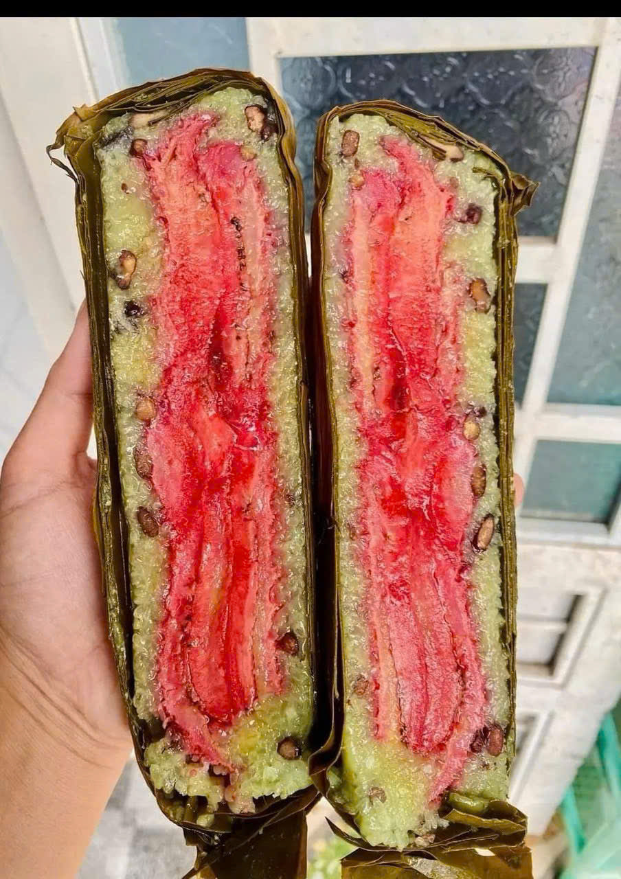 BÁNH TÉT CHUỐI XIÊM NẾP XÀO