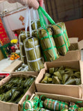 Bánh tét cốm dẹp