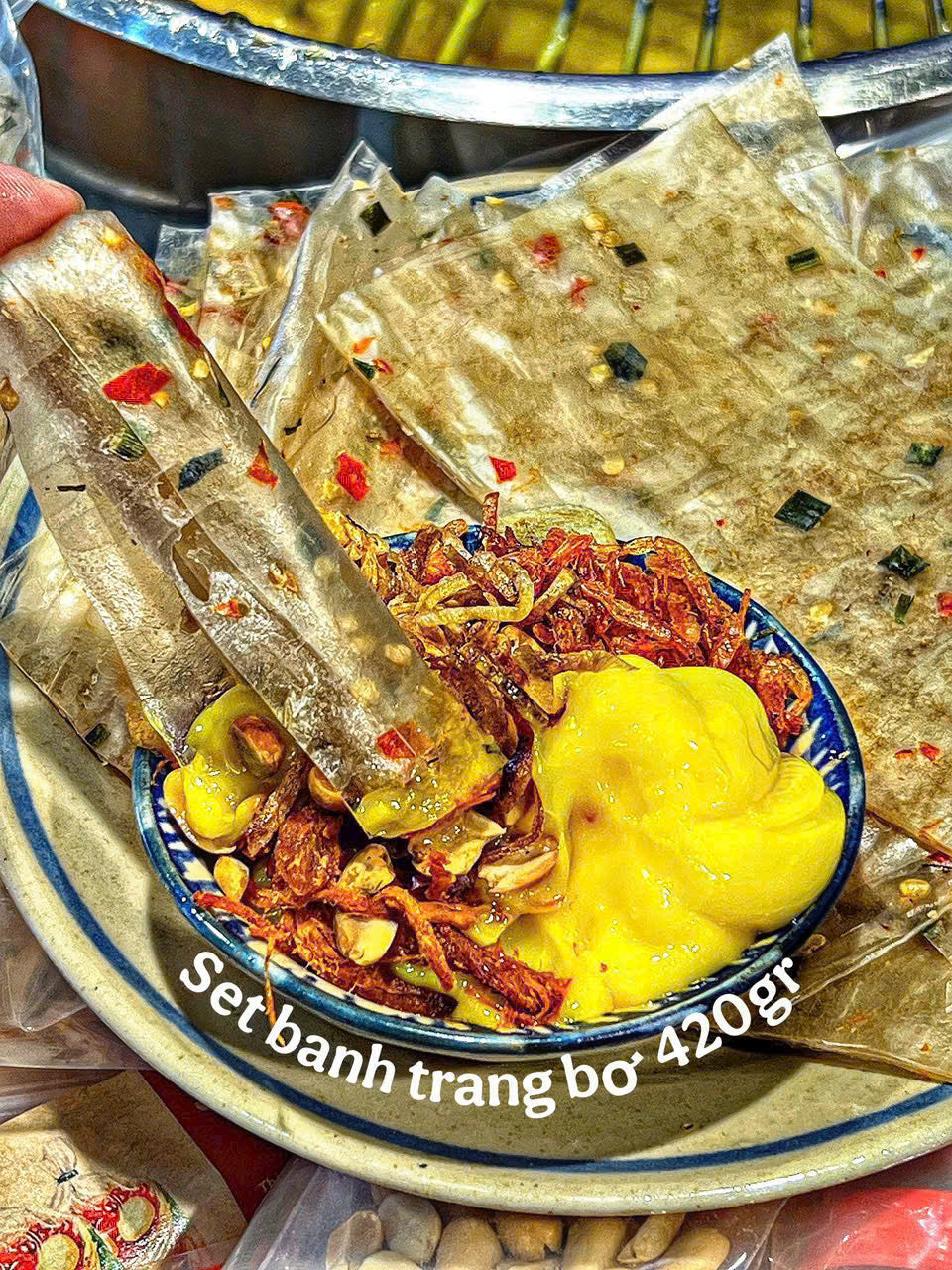 SET BÁNH TRÁNG CUỐN BƠ THẬP CẨM