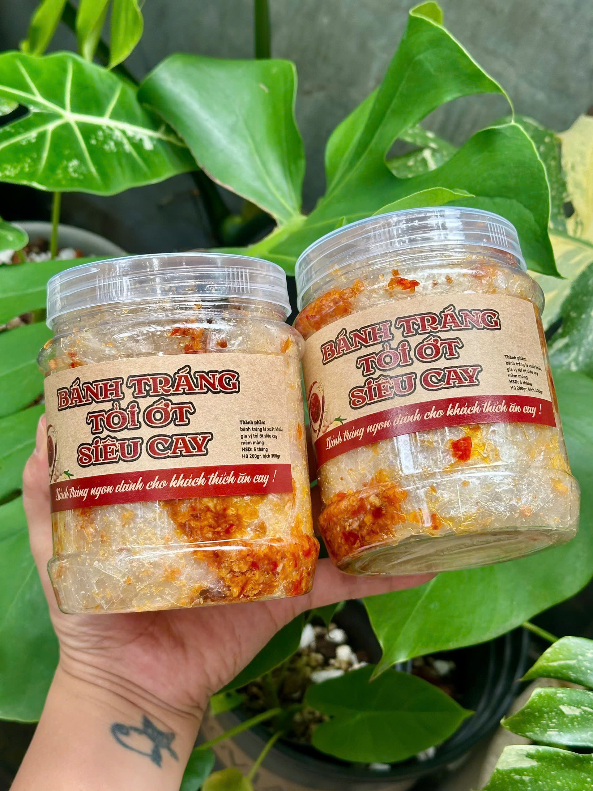 BÁNH TRÁNG TỎI ỚT SIÊU CAY