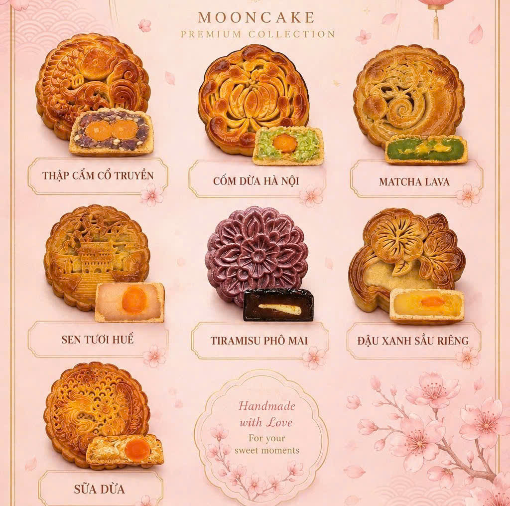 BÁNH TRUNG THU NHÀ LÀM TẠI MỸ