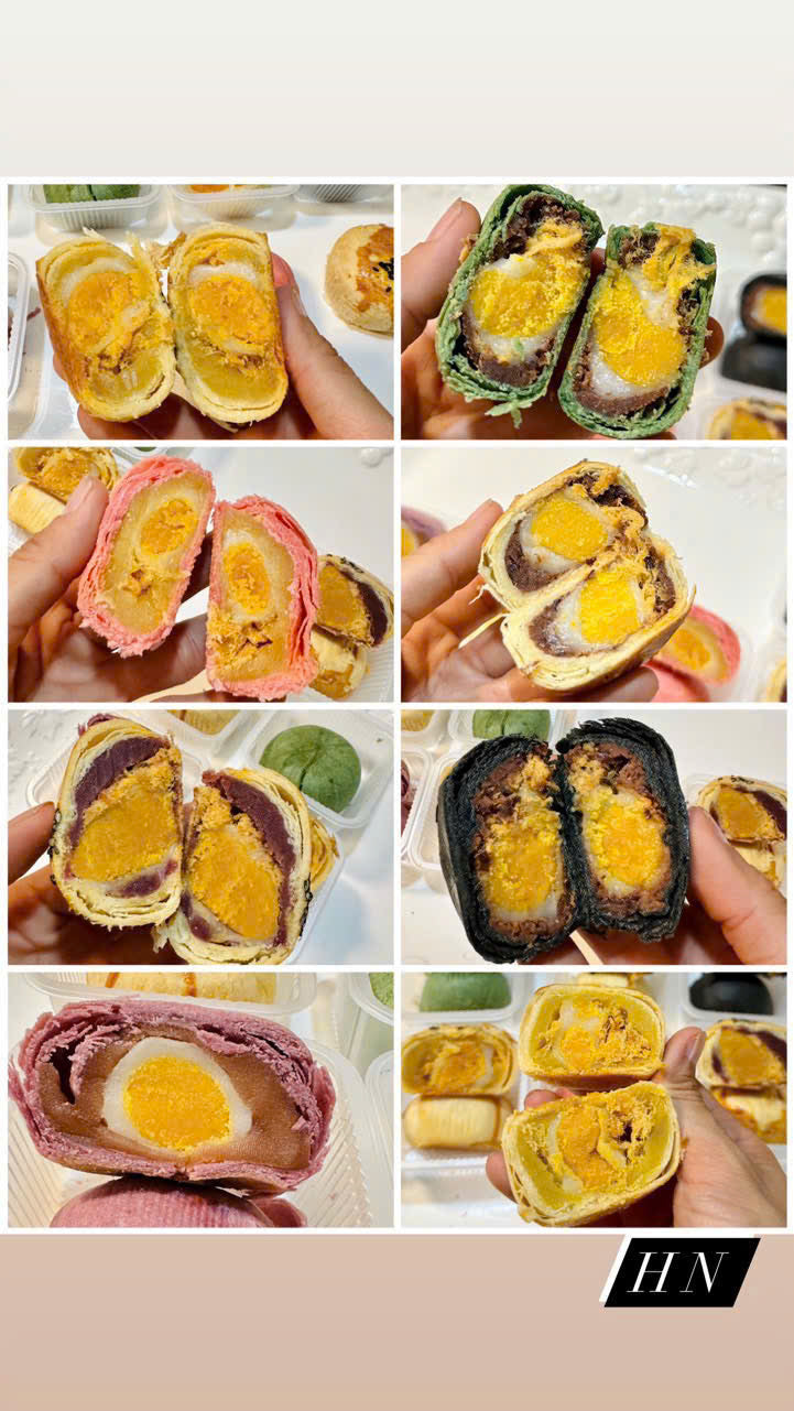 Bánh trung thu trứng muối 8 vị