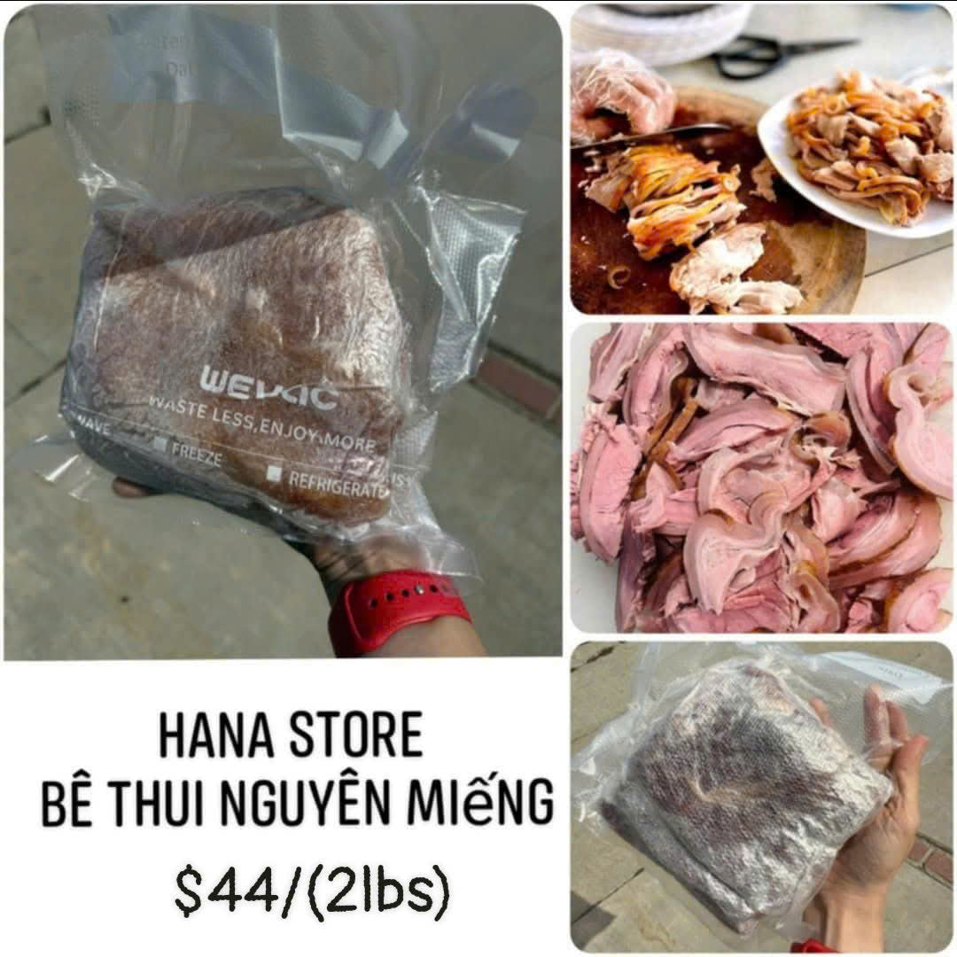 Bê thui nguyên miếng kèm thính