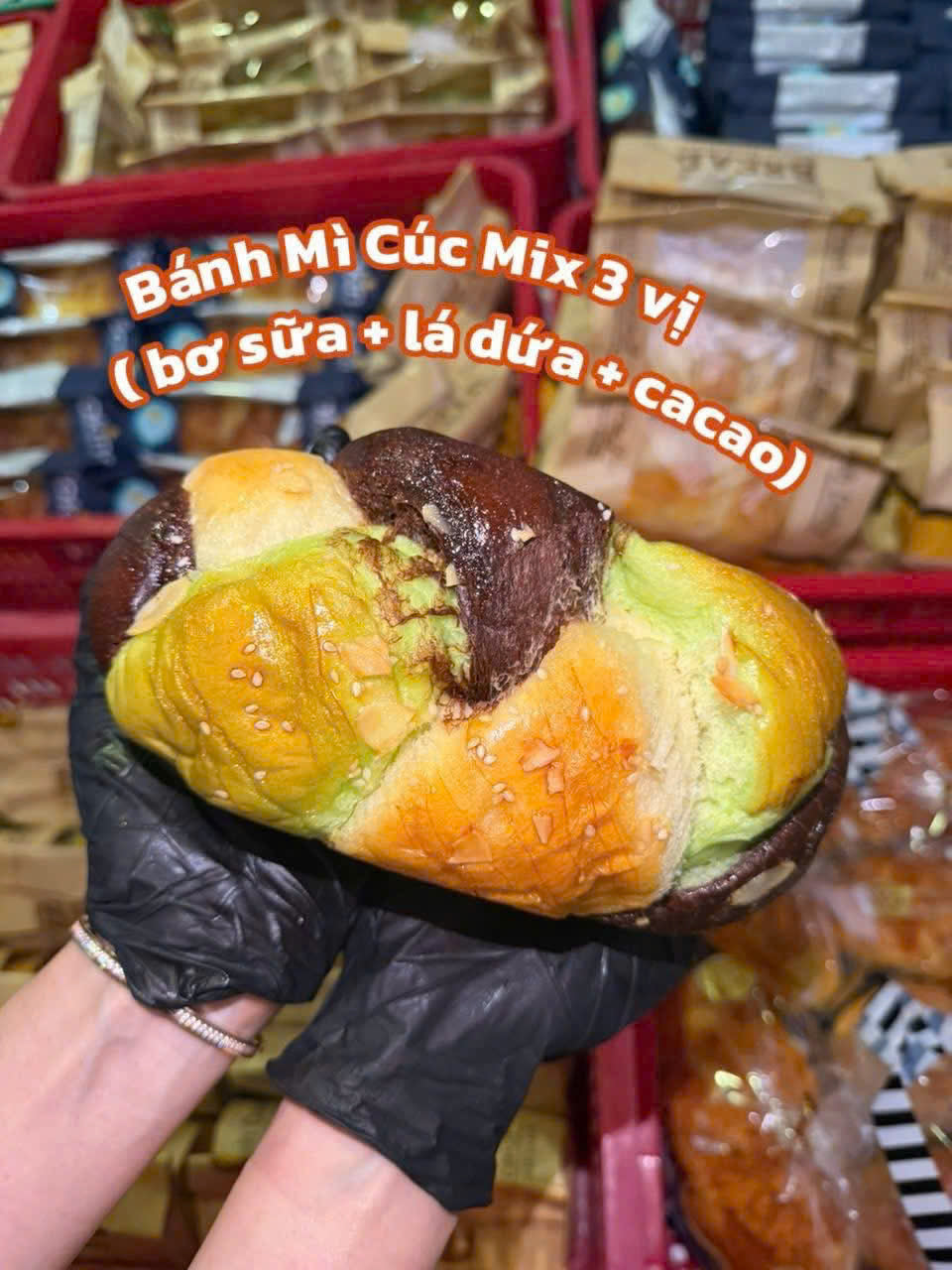 BÁNH MÌ HOA CÚC HANDMADE mix 3 vị