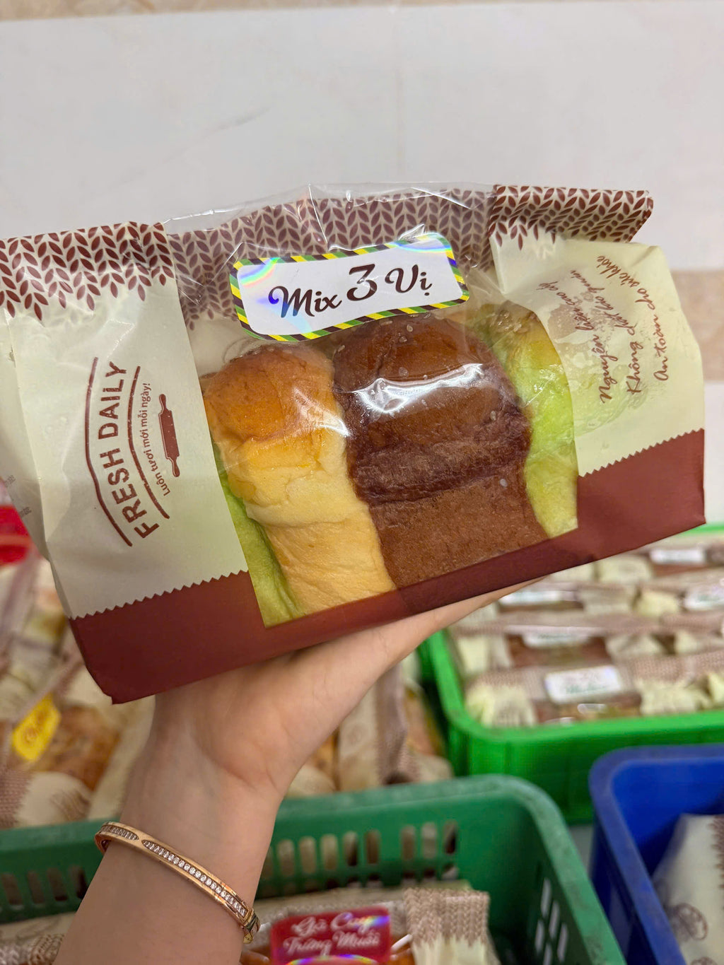 BÁNH MÌ HOA CÚC HANDMADE mix 3 vị