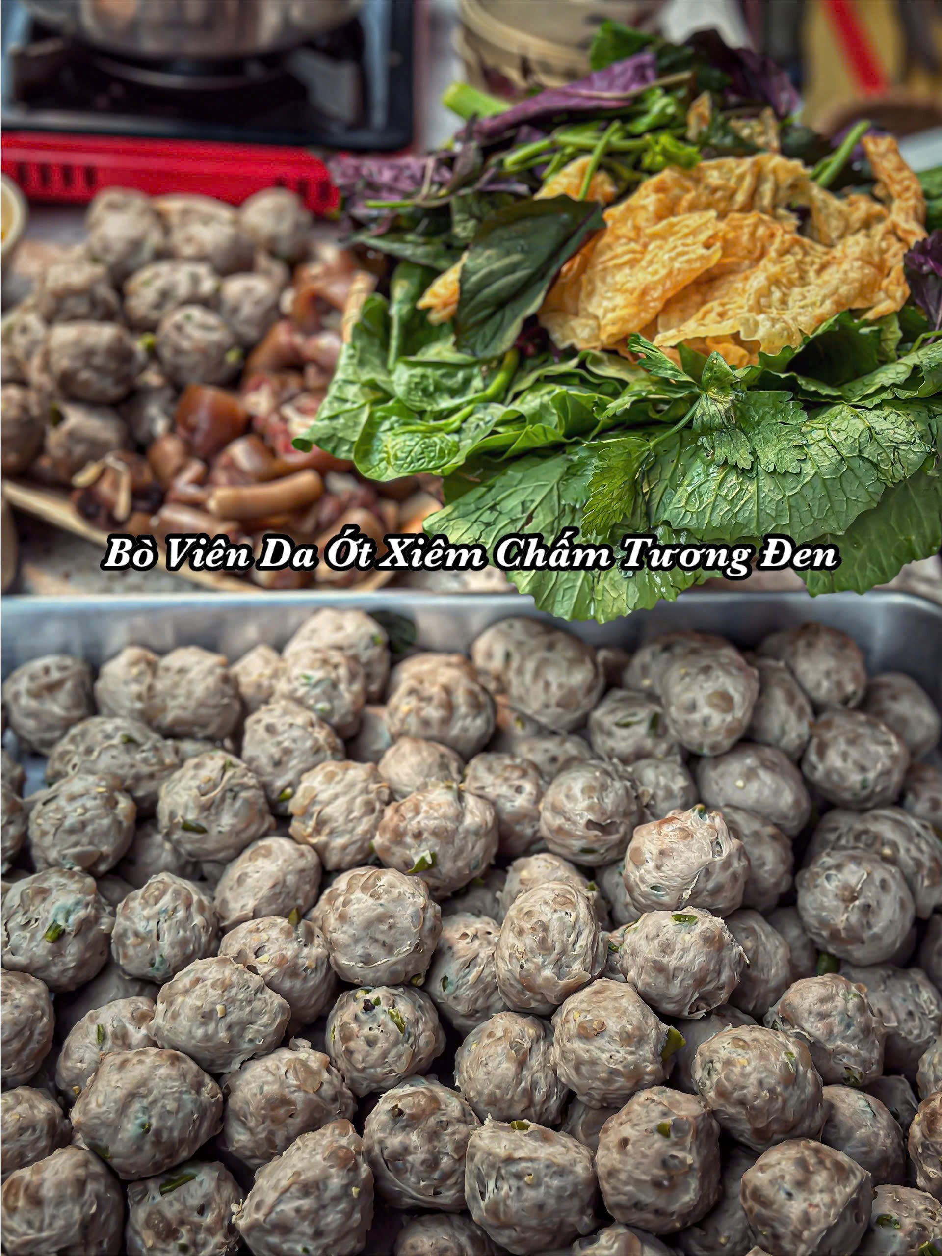 BÒ VIÊN DA ỚT XIÊM (BÒ VIÊN GÂN ỚT XIÊM XANH)