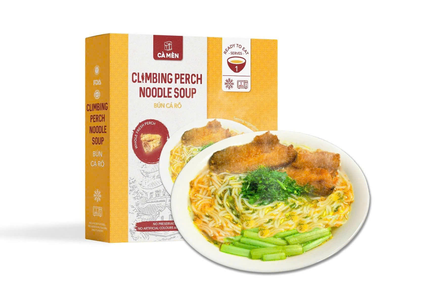 Bún cá rô CÀ MÈN