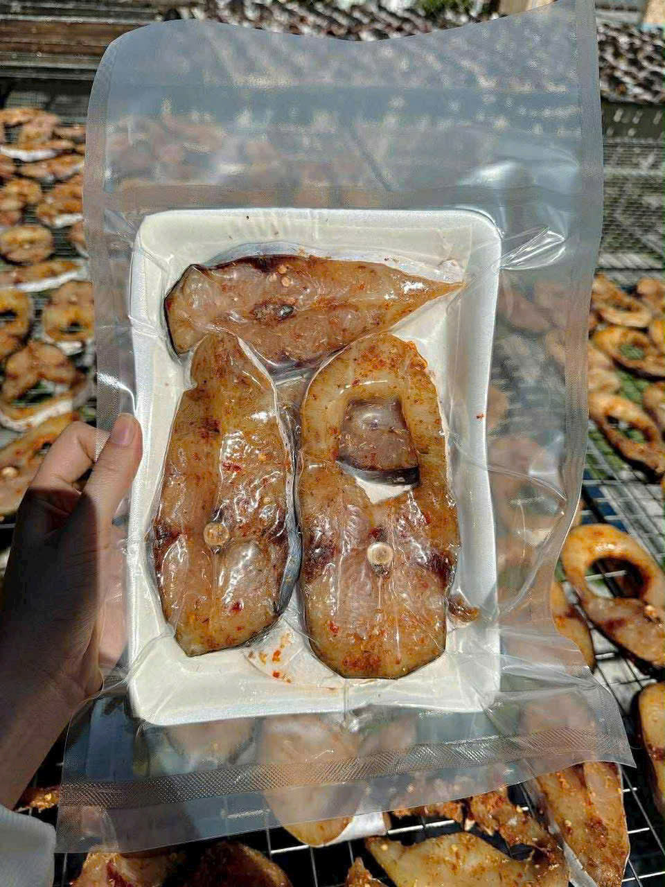 Cá dứa cắt khoanh 1 nắng ướp sẵn