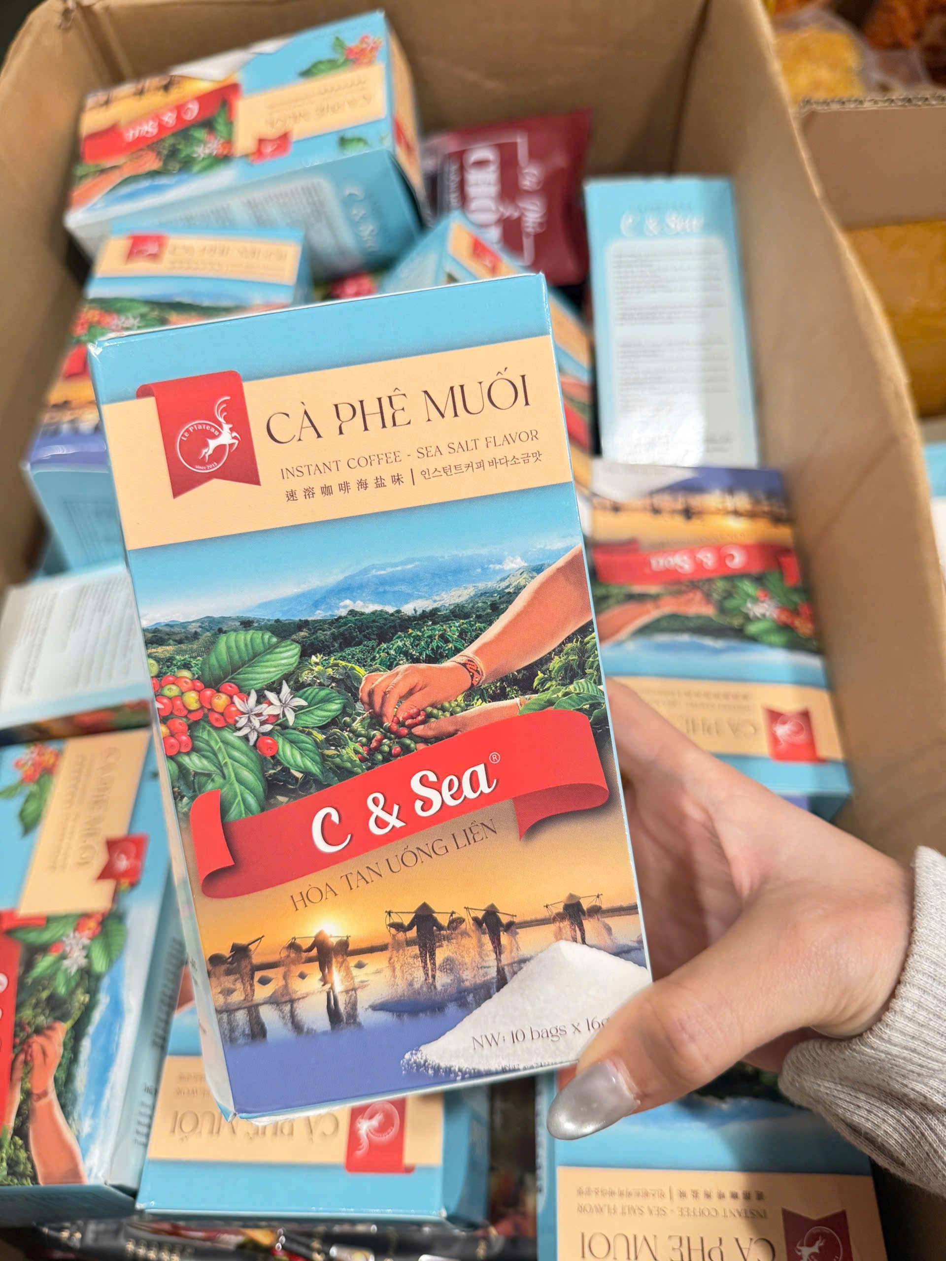 Cafe muối hoà tan C&Sea