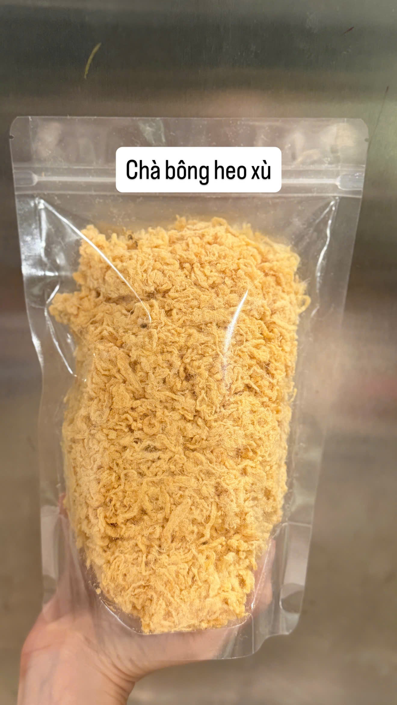 Chà bông heo xù