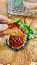 Chả cá mỏng Bình Định kèm sốt