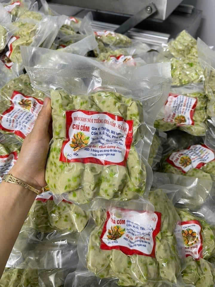 CHẢ CỐM HÀ THÀNH (Chả cốm xanh)